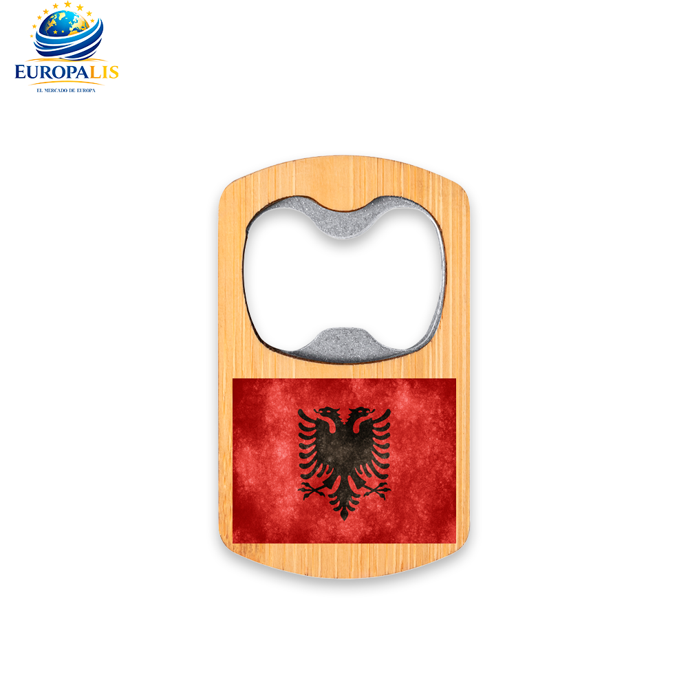 Abridor de Cerveza Bandera Albania
