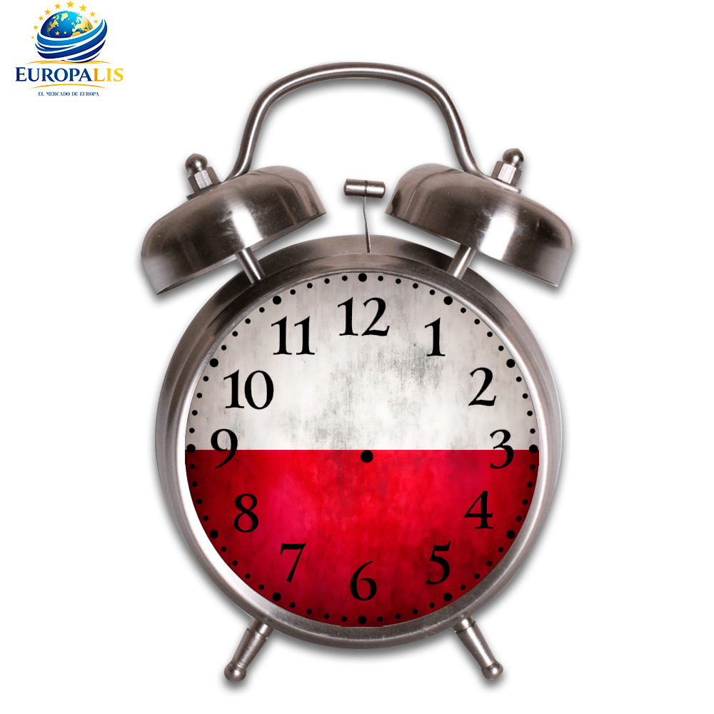 Reloj Despertador Bandera Polonia