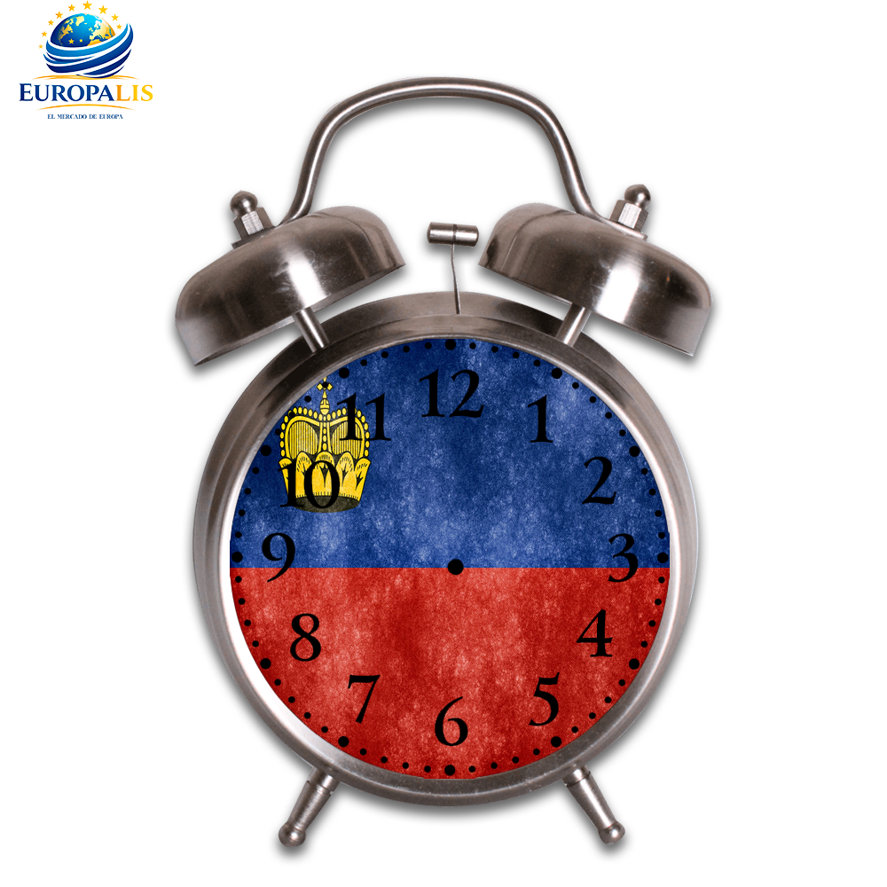 Reloj Despertador Bandera Liechtenstein
