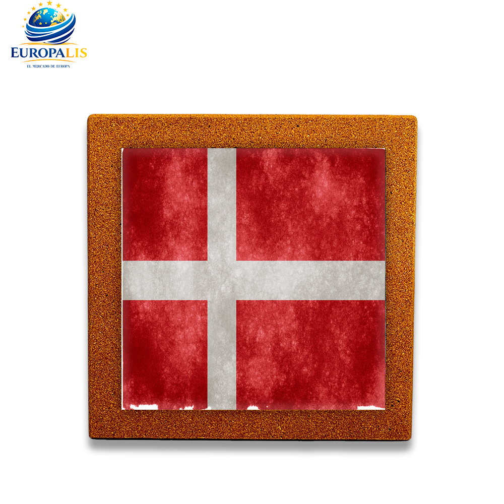 Baldosa Bandera Dinamarca