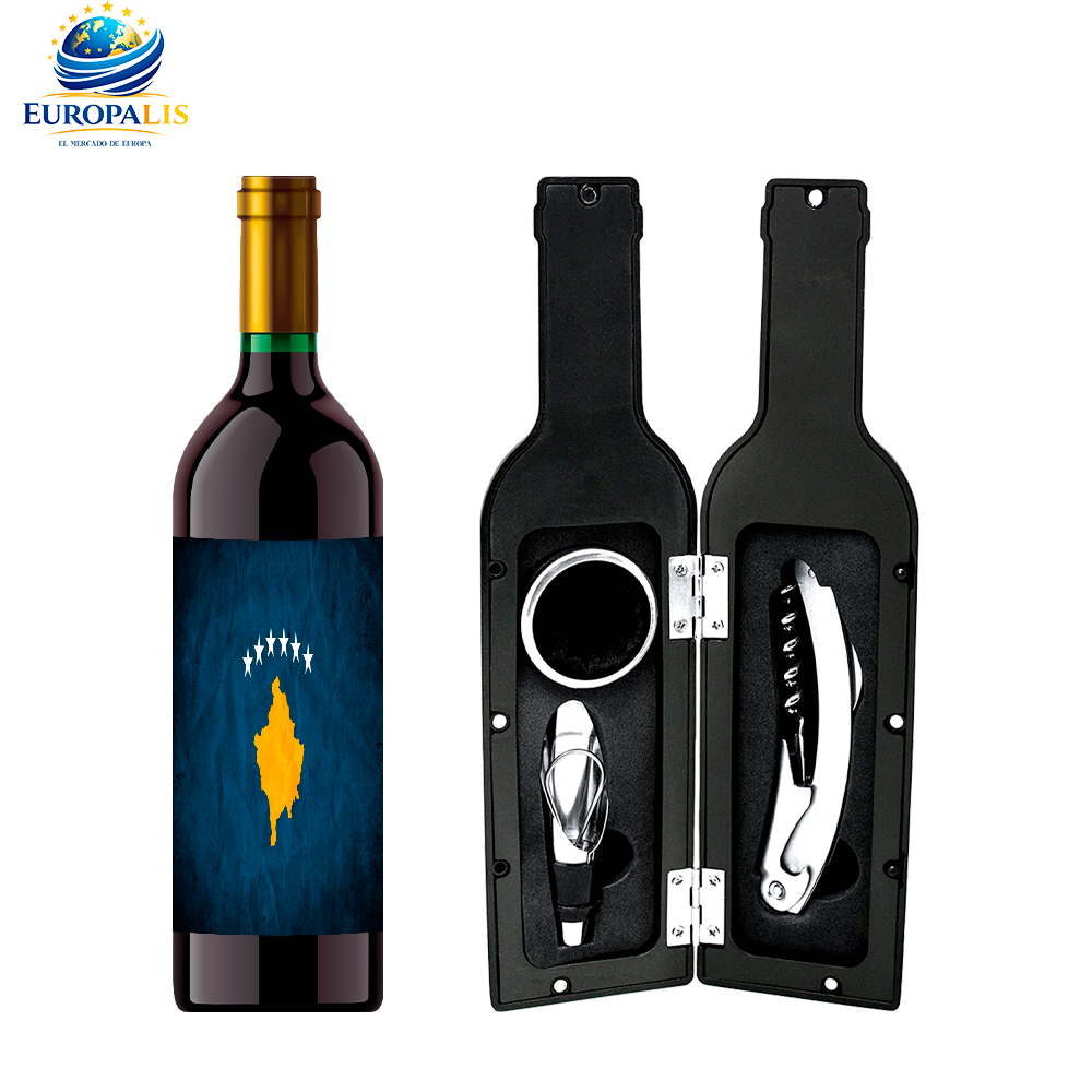 Kit Sacacorchos Bandera Kosovo