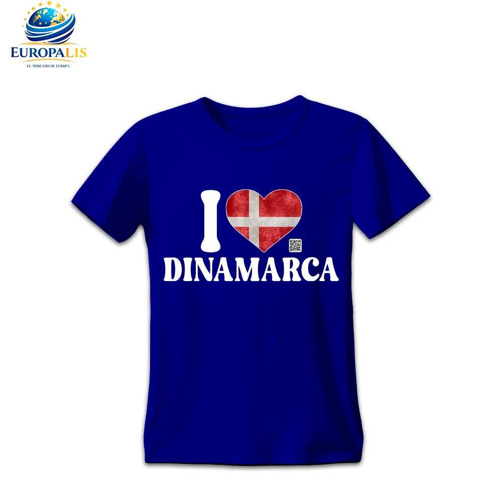 Camiseta Bandera Dinamarca