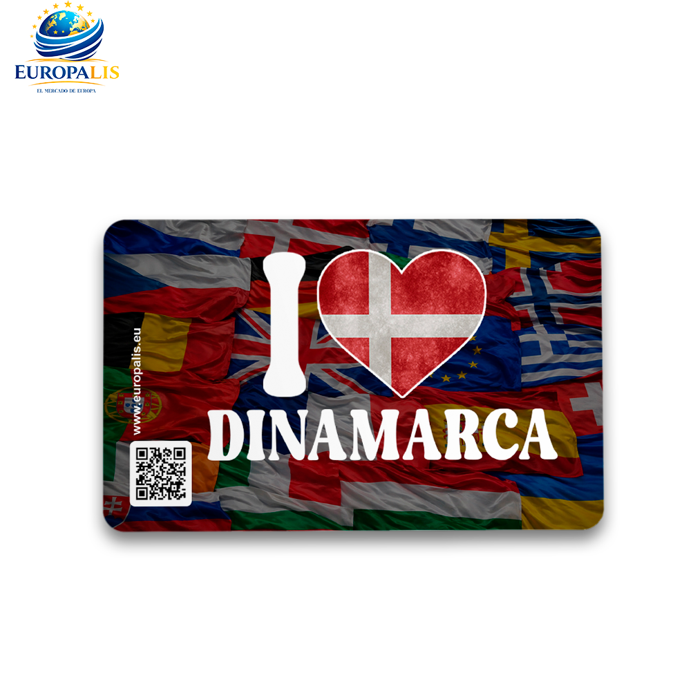 Imán I Love Dinamarca
