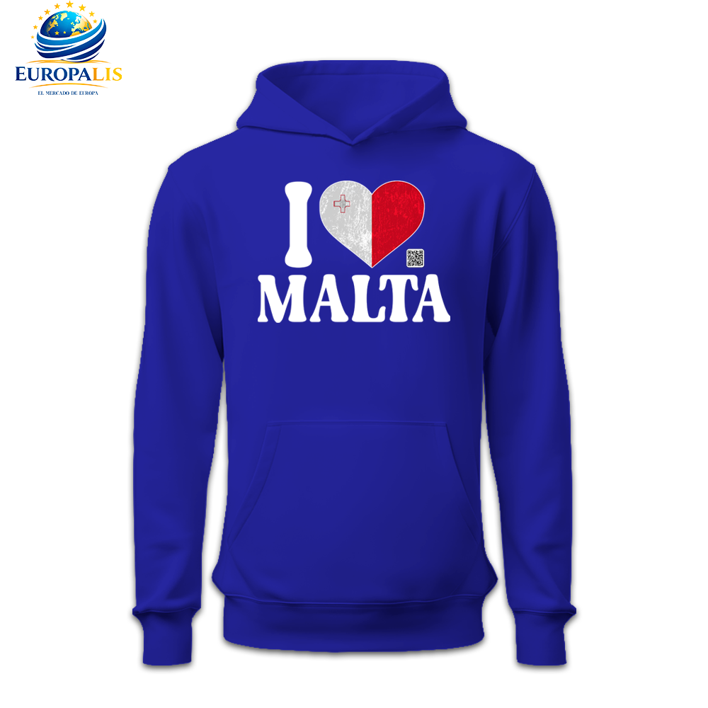 Sudadera con Capucha Bandera Malta