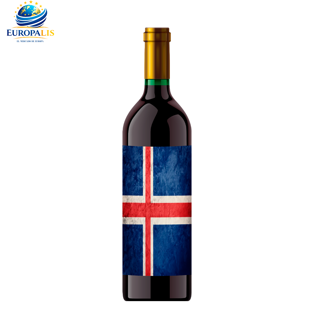 Vino Dorado Bandera Islandia