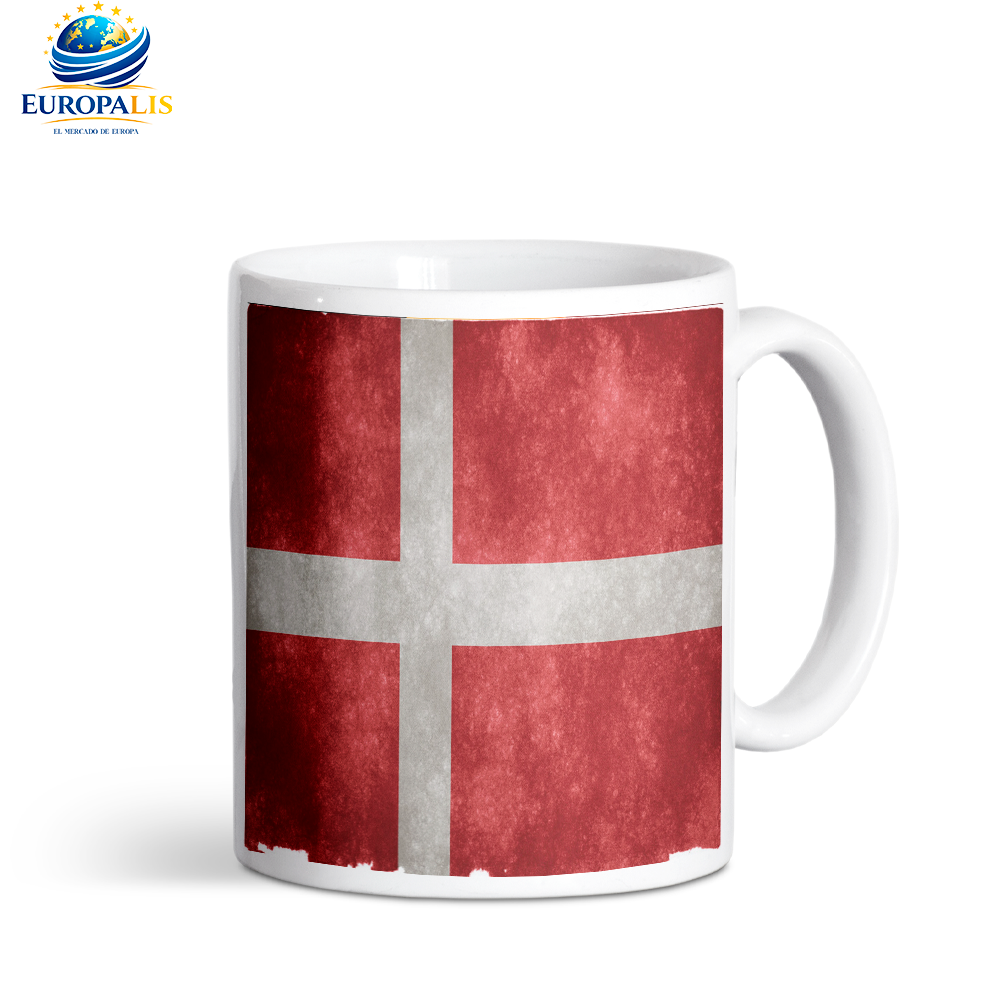 Taza Bandera Dinamarca