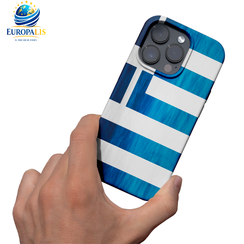 Funda Móvil Bandera Grecia