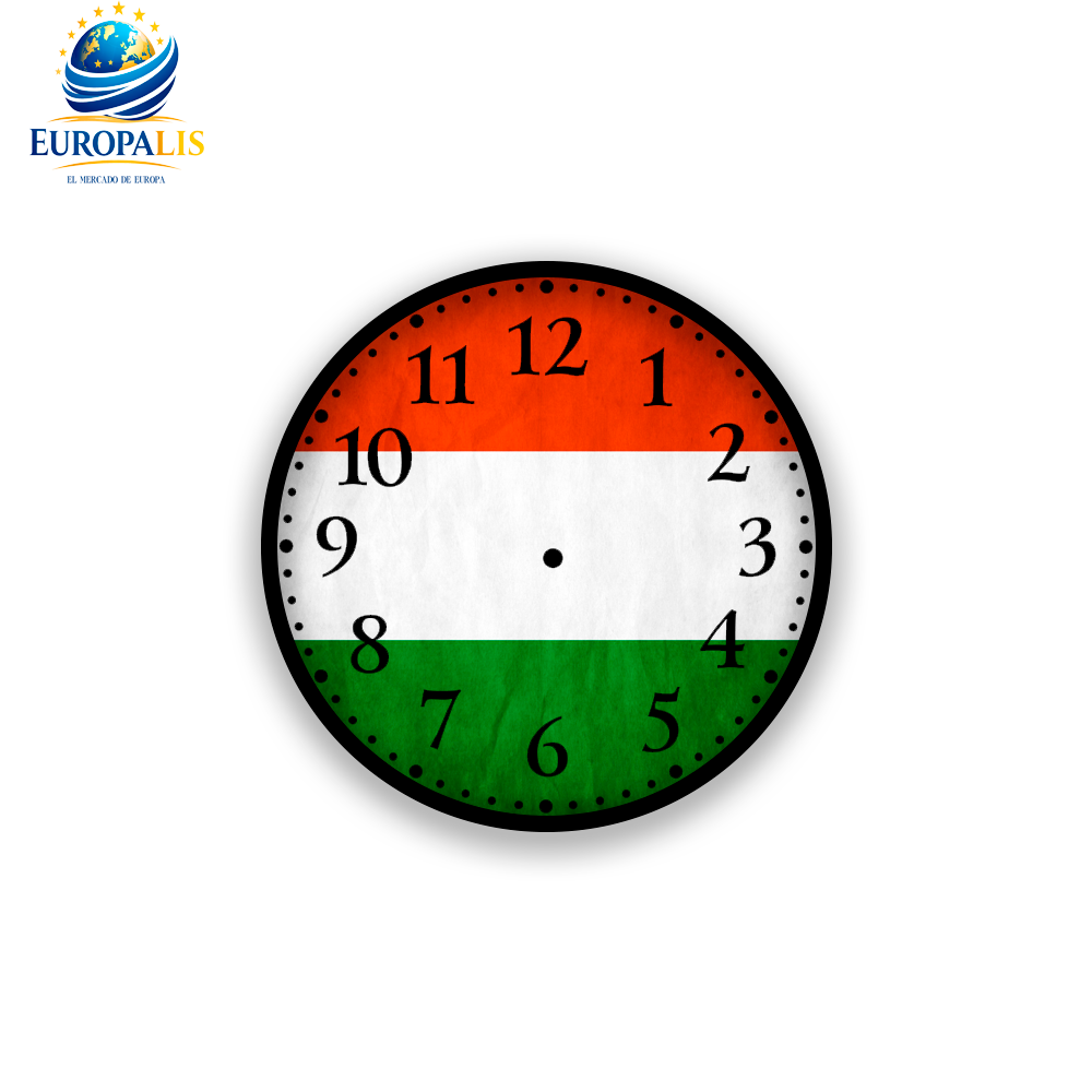 Reloj de Pared Bandera Hungría