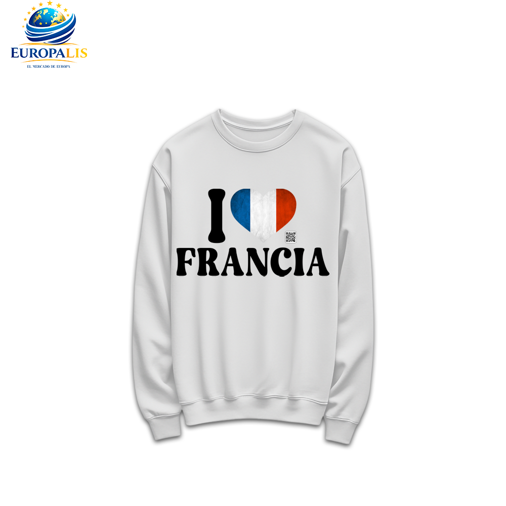Sudadera sin Capucha Bandera Francia