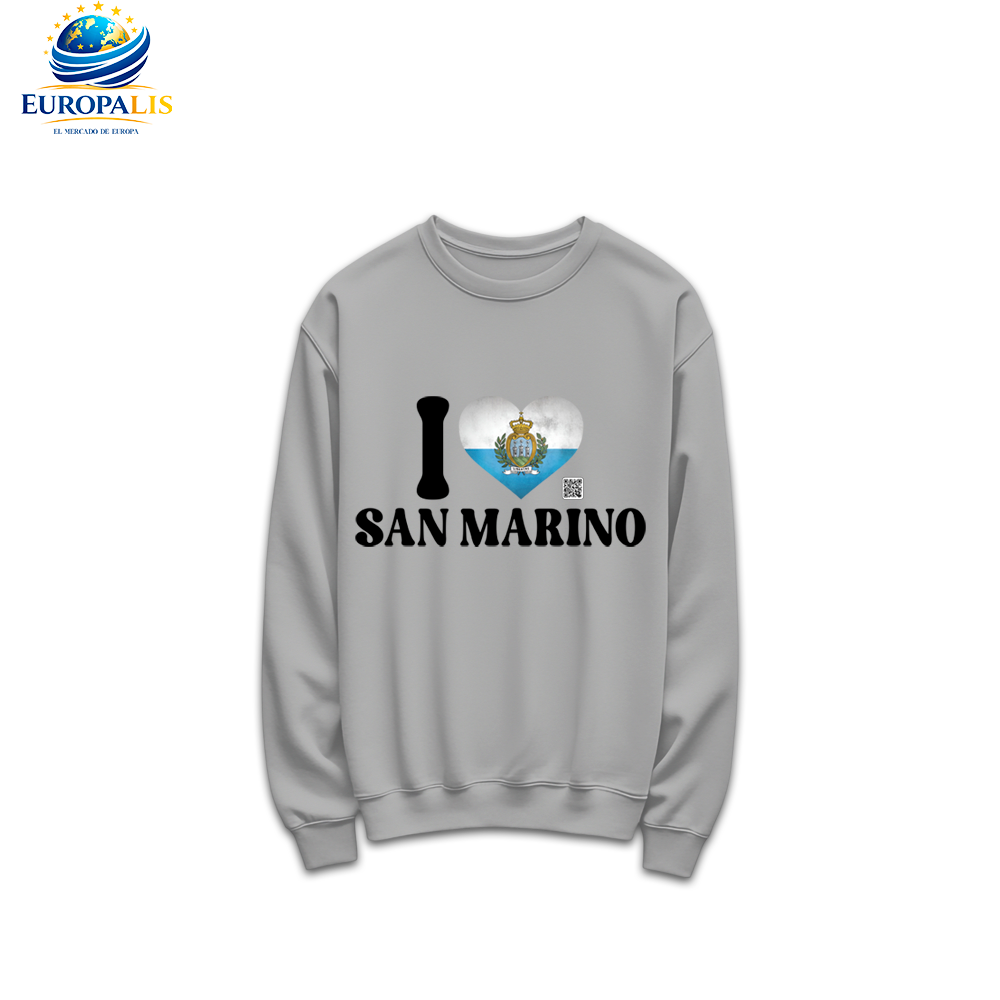 Sudadera sin Capucha Bandera San Marino