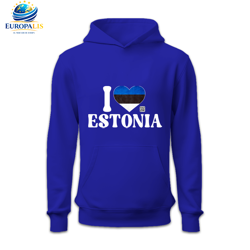 Sudadera con Capucha Bandera Estonia