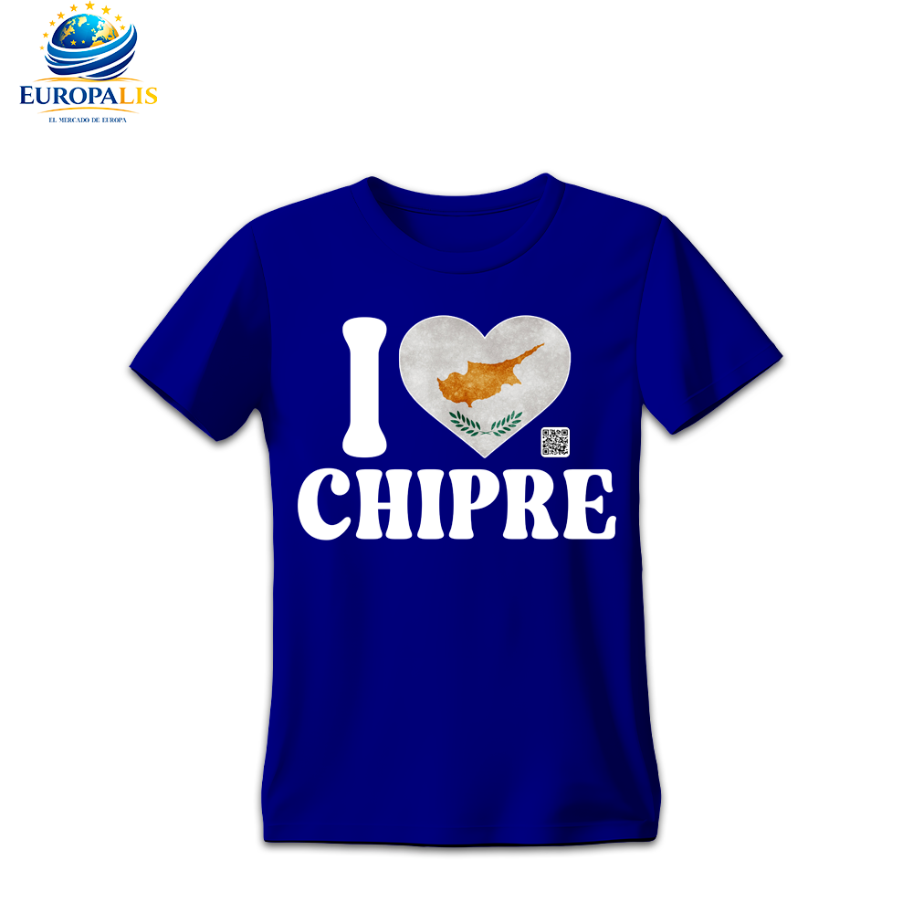 Camiseta Bandera Chipre