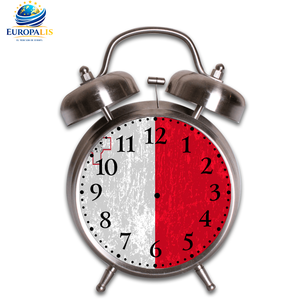 Reloj Despertador Bandera Malta