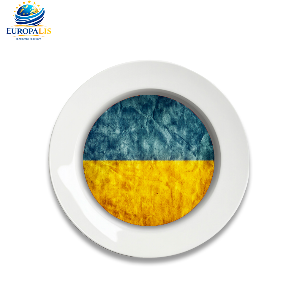 Plato Bandera Ucrania