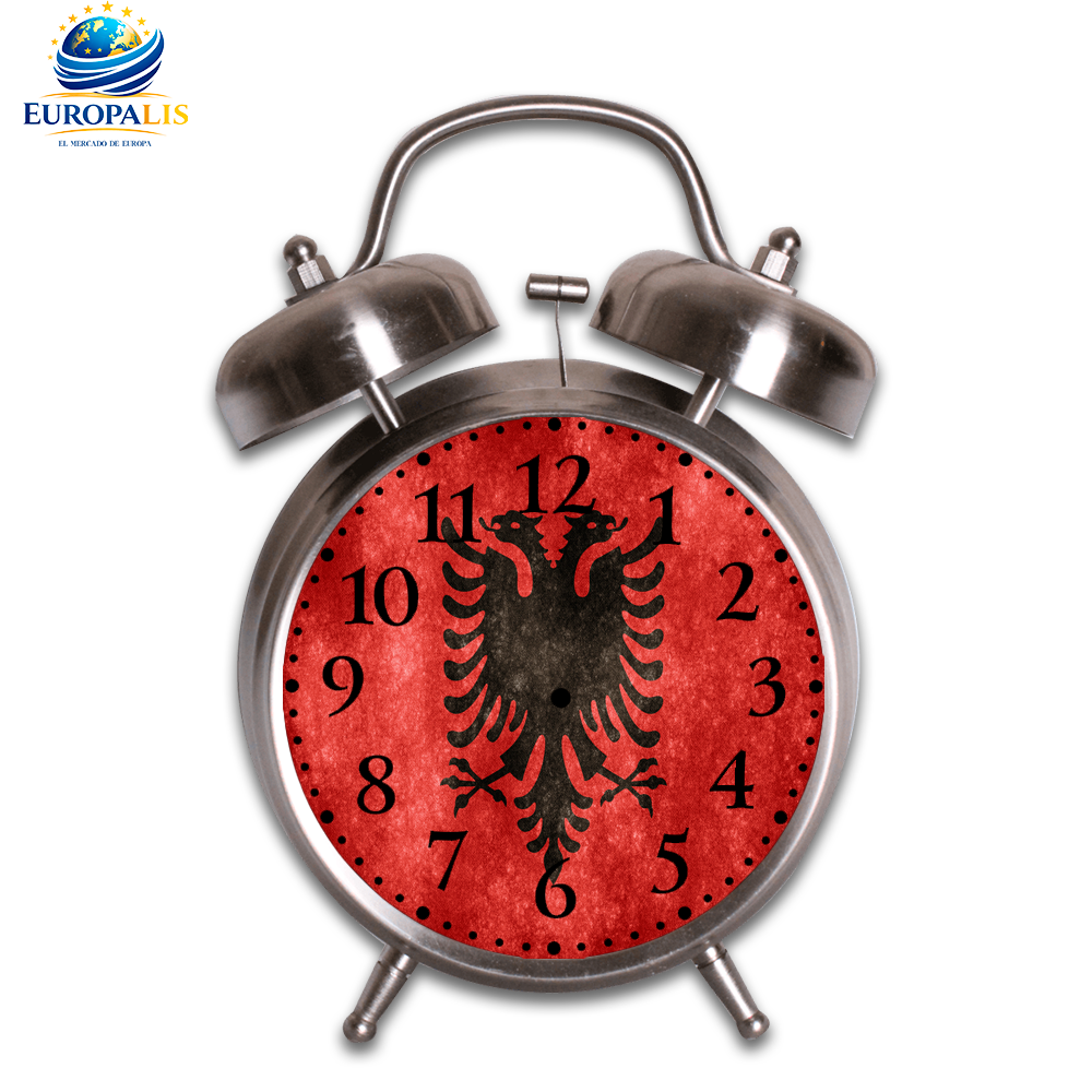 Reloj Despertador Bandera Albania