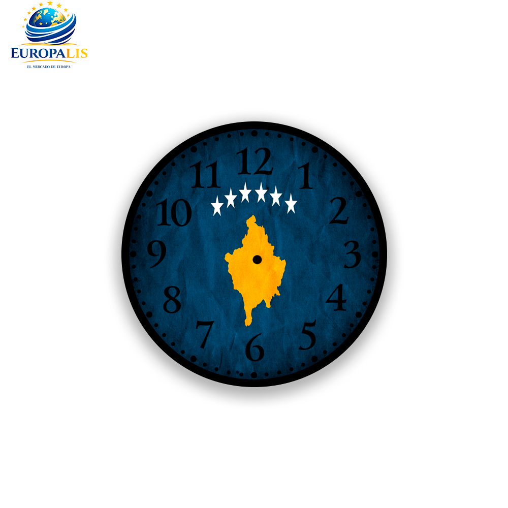 Reloj de Pared Bandera Kosovo