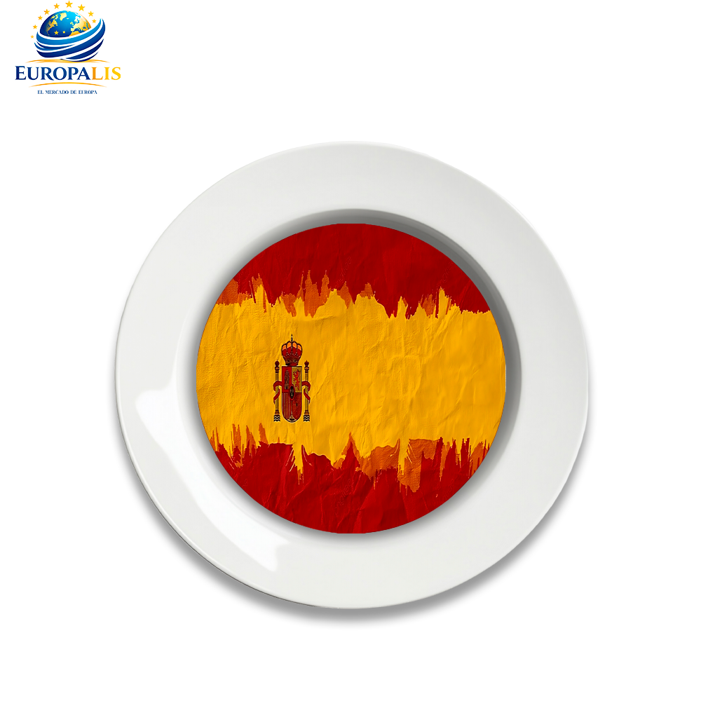 Plato Bandera España