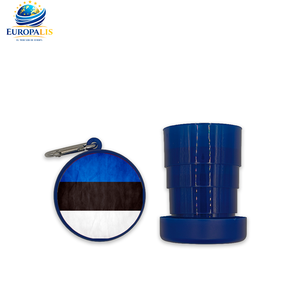 Vaso Portátil Bandera Estonia