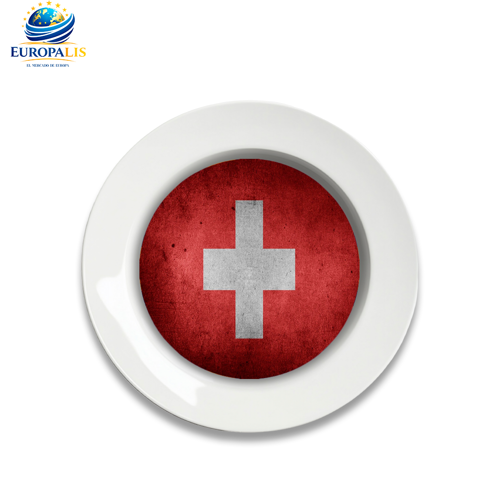 Plato Bandera Suiza