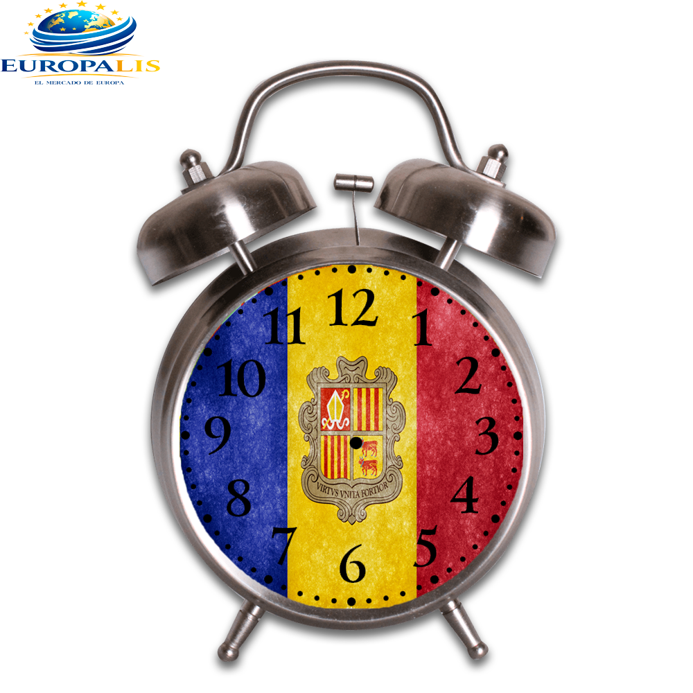 Reloj Despertador Bandera Andorra