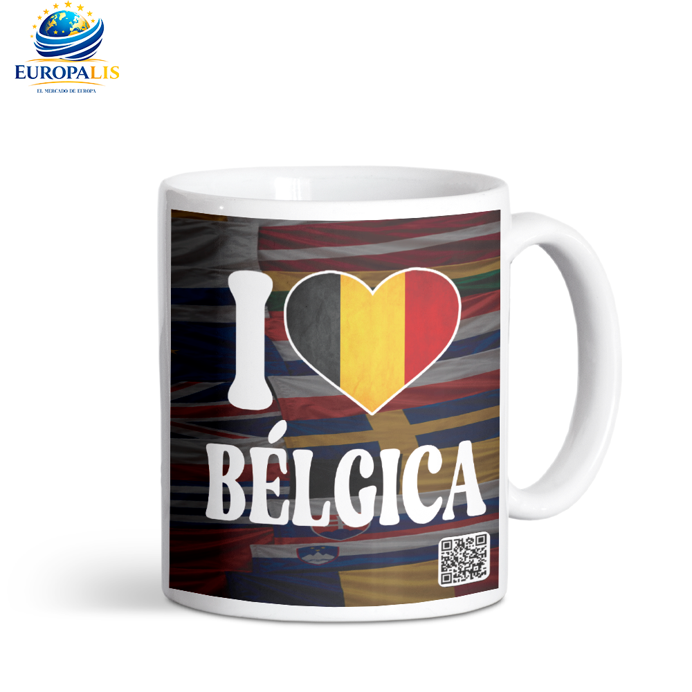 Taza I Love Bélgica