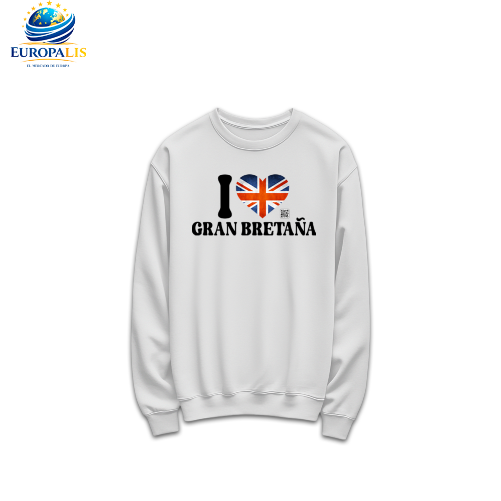Sudadera sin Capucha Bandera Gran Bretaña
