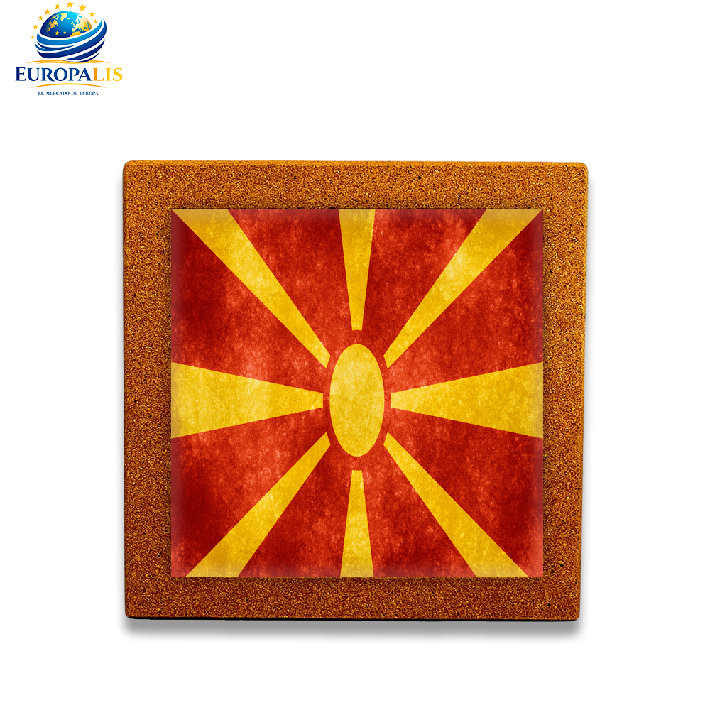 Baldosa Bandera Macedonia