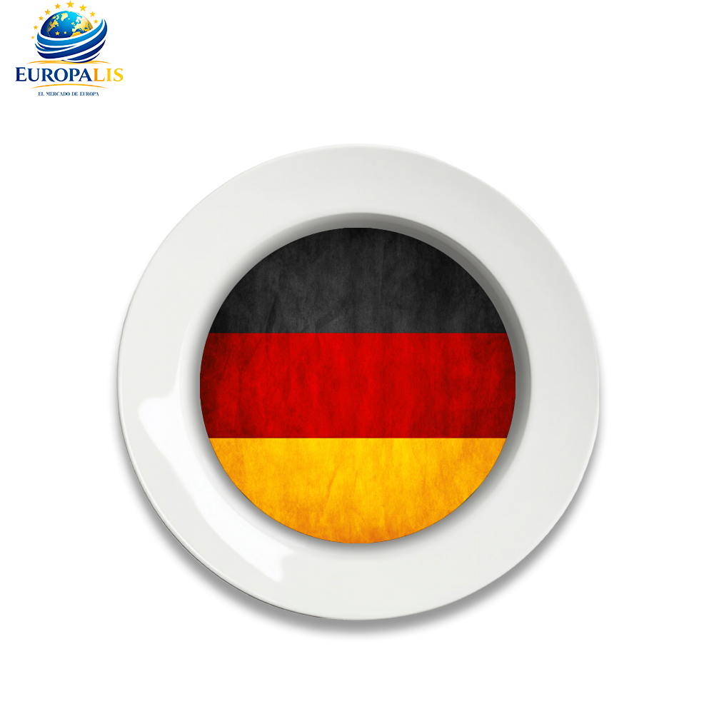 Plato Bandera Alemania