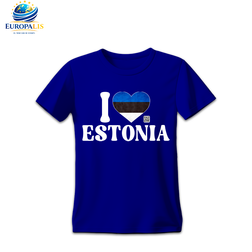 Camiseta Bandera Estonia