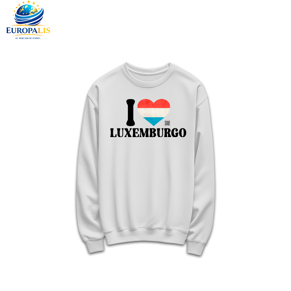 Sudadera sin Capucha Bandera Luxemburgo