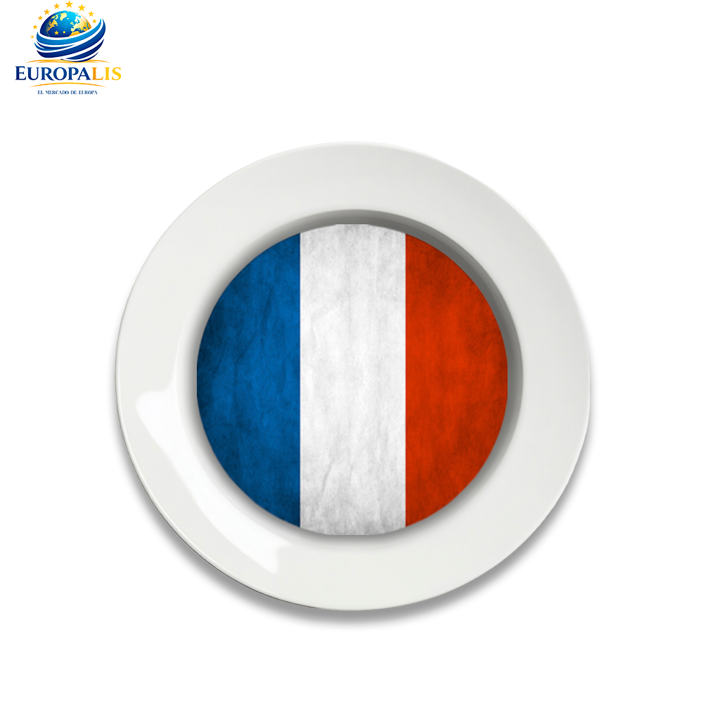 Plato Bandera Francia