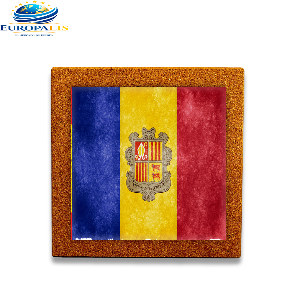 Baldosa Bandera Andorra