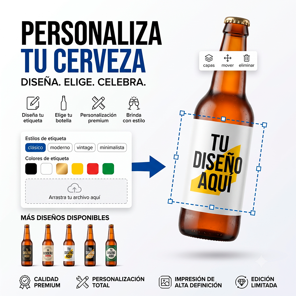 Cerveza Personalizada | Etiqueta a Medida | Europalis