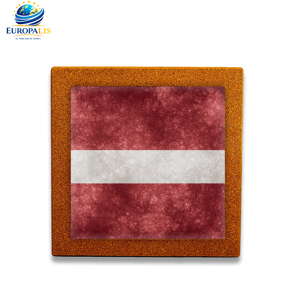 Baldosa Bandera Letonia