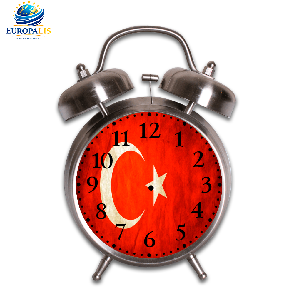 Reloj Despertador Bandera Turquía
