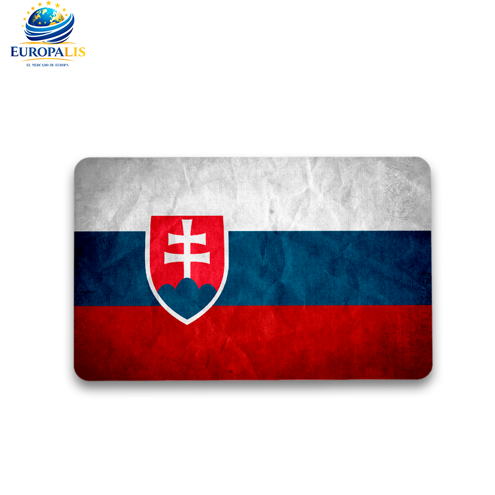 Imán Cuadrado Bandera Eslovaquia