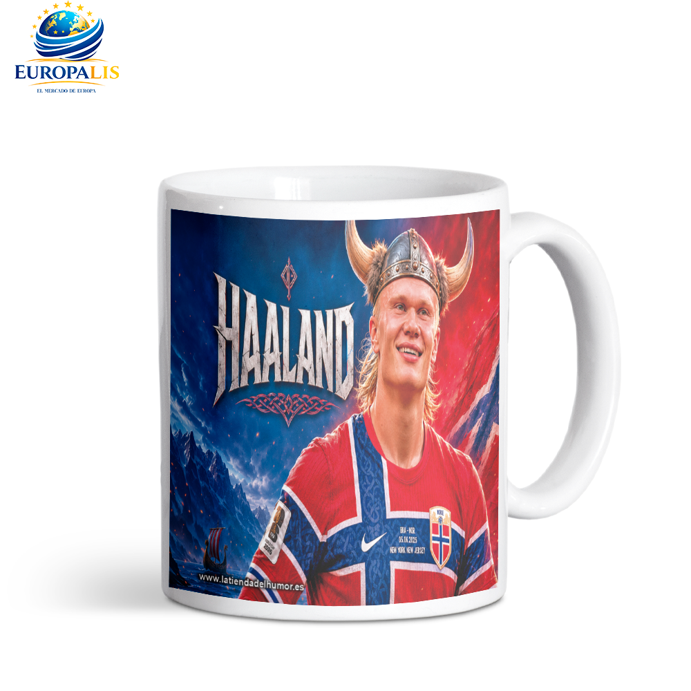 Taza "Haaland Noruega Vikingo"