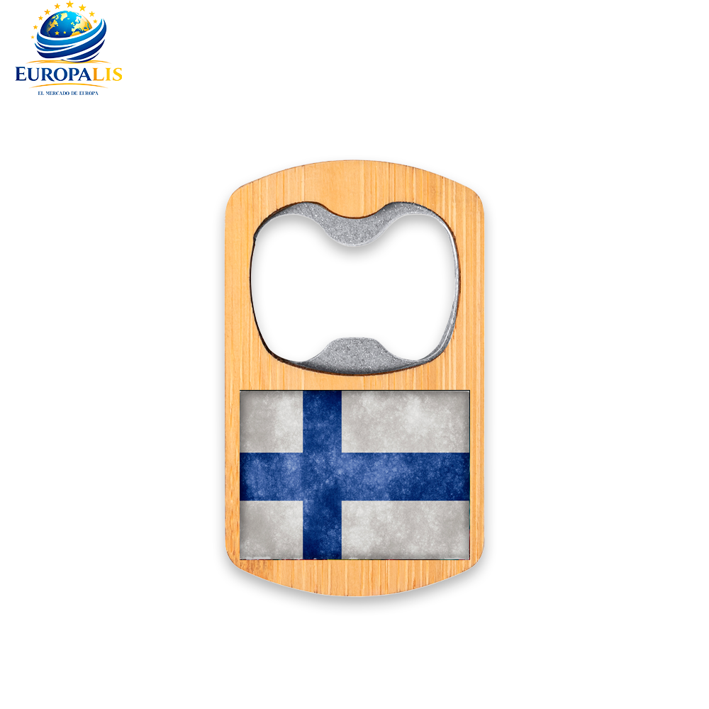 Abridor de Cerveza Bandera Finlandia