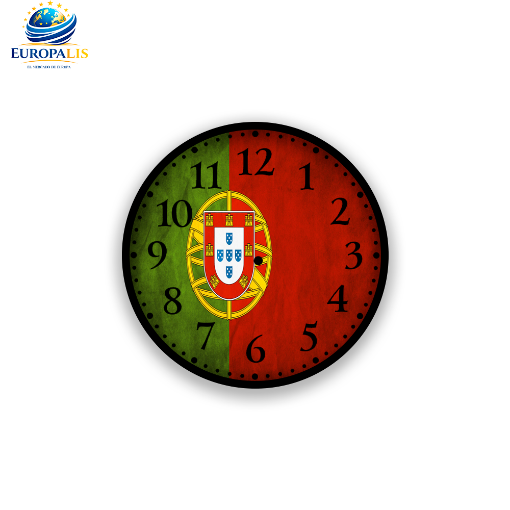 Reloj de Pared Bandera Portugal