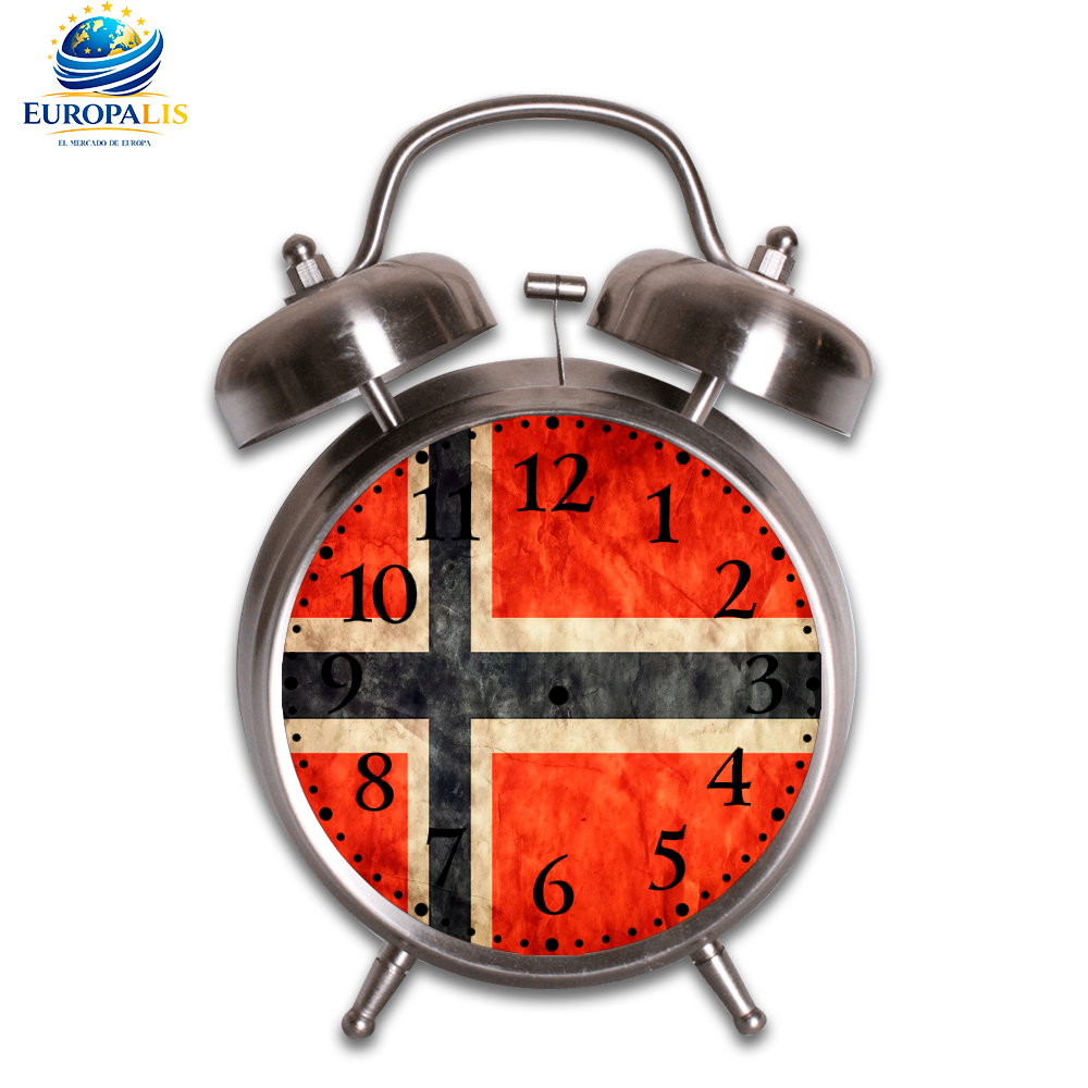 Reloj Despertador Bandera Noruega