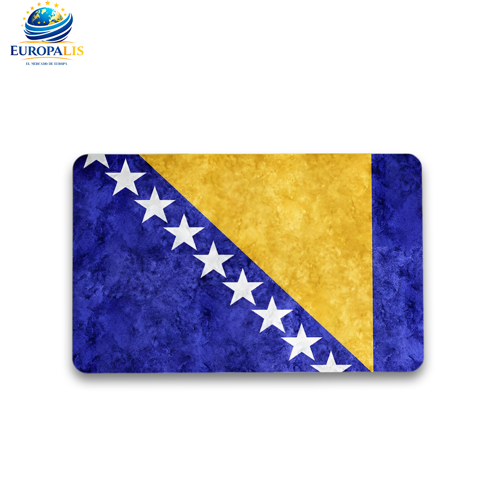 Imán Cuadrado Bandera Bosnia Herzegovina