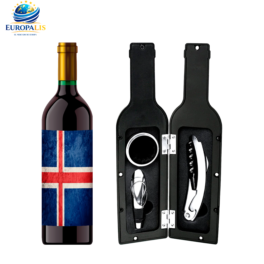 Kit Sacacorchos Bandera Islandia