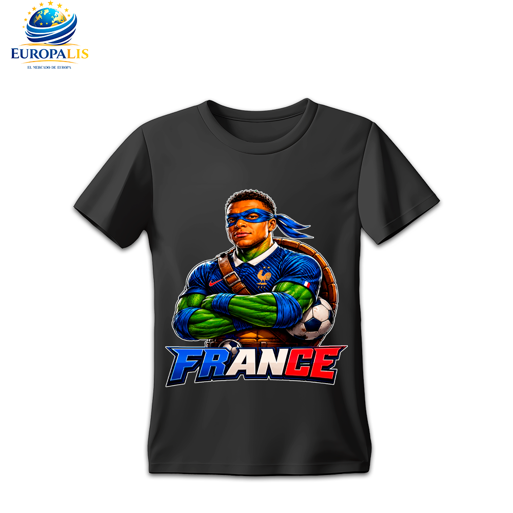 Camiseta Bandera Francia - Colección Color Liso