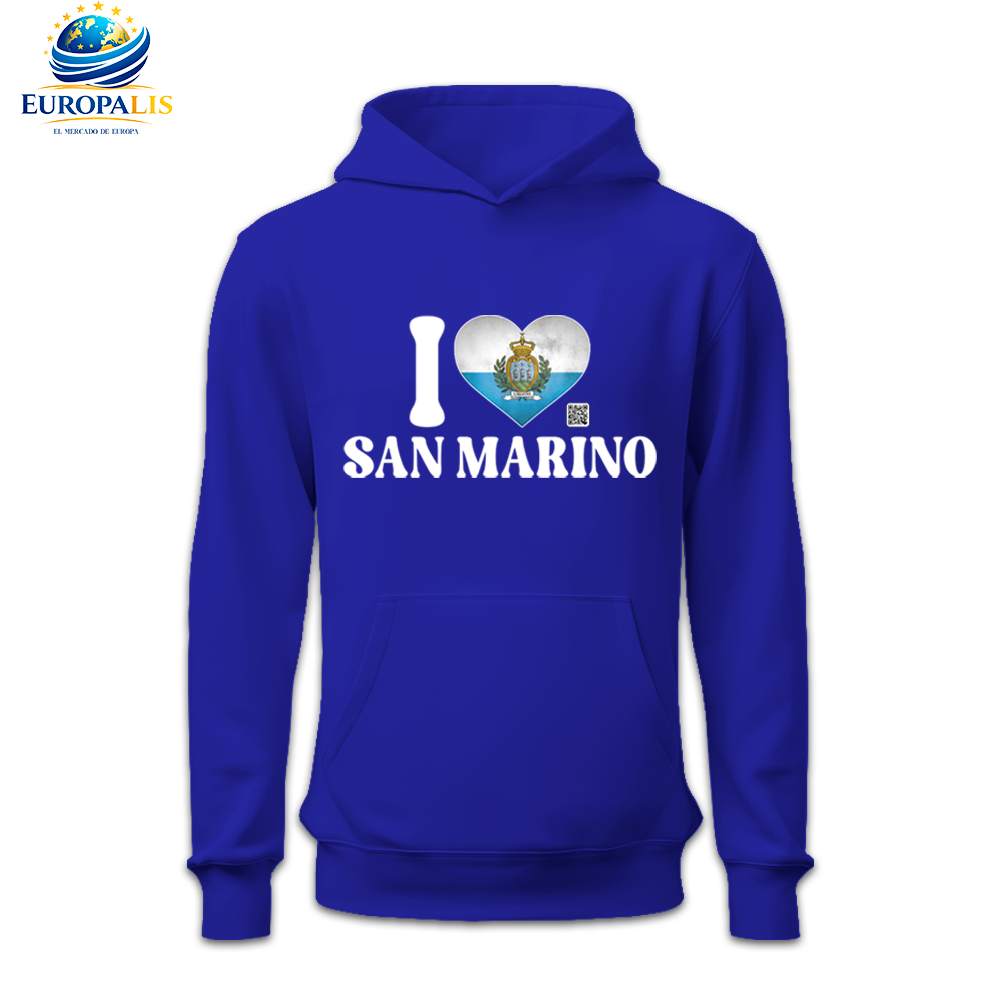 Sudadera con Capucha Bandera San Marino