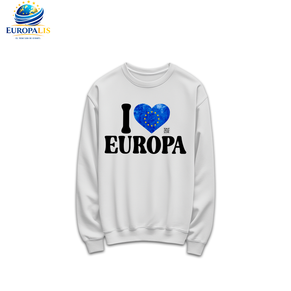Sudadera sin Capucha Bandera Europa