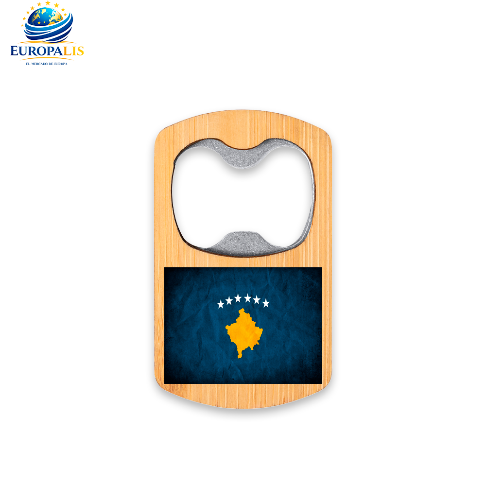 Abridor de Cerveza Bandera Kosovo