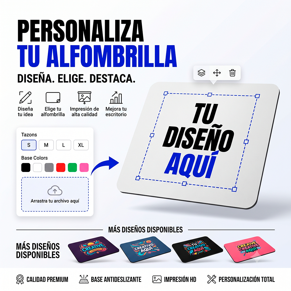 Alfombrilla Personalizada | Sube tu Diseño | Europalis