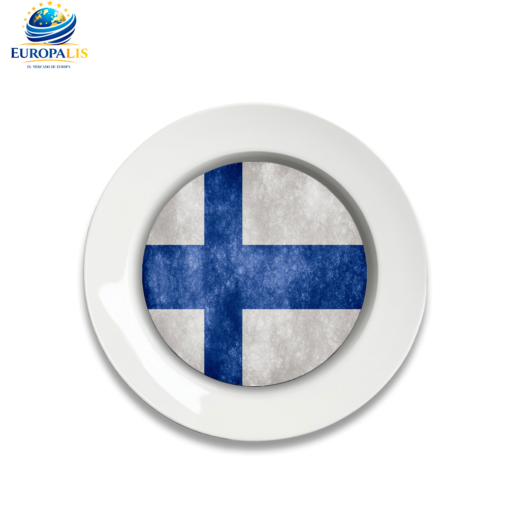 Plato Bandera Finlandia