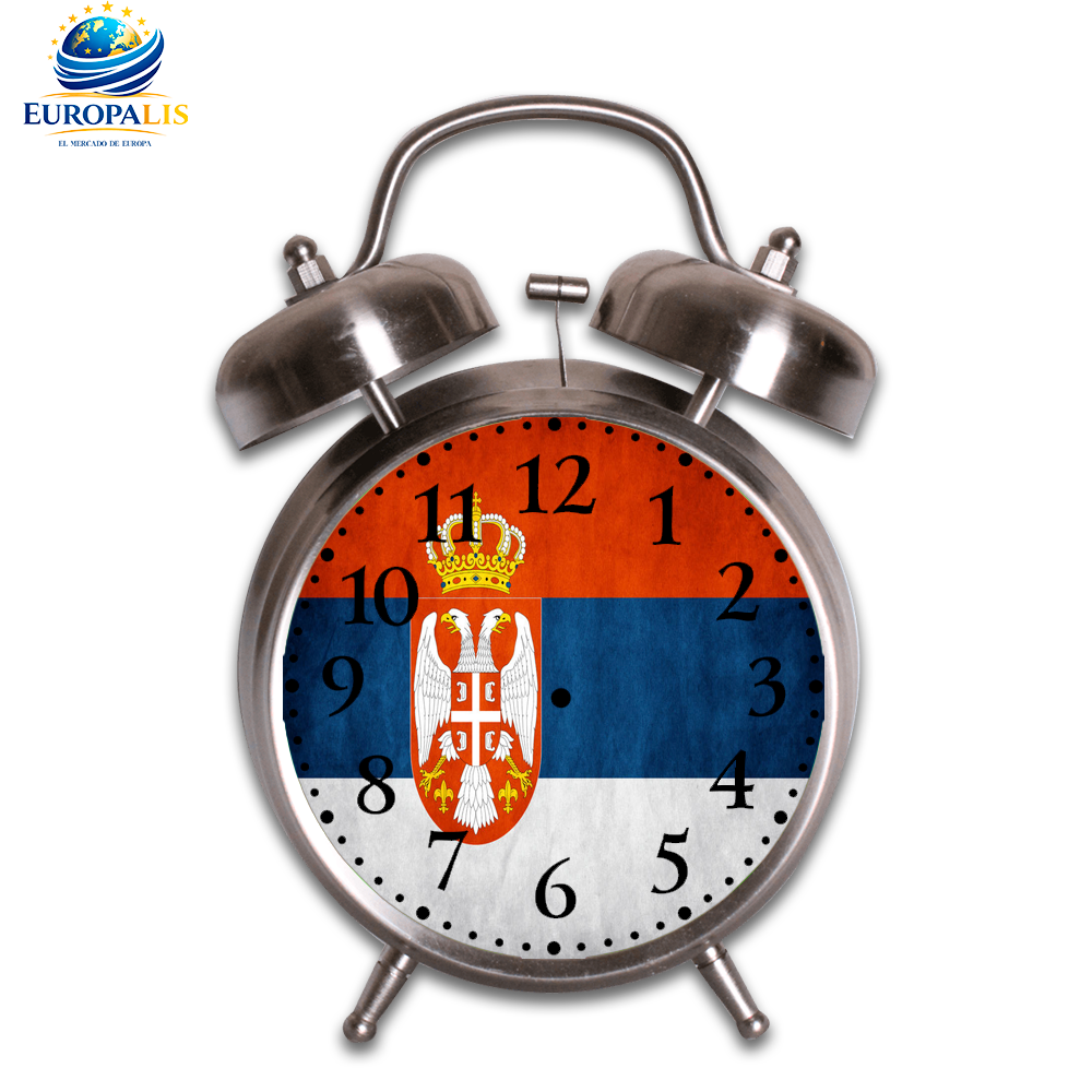 Reloj Despertador Bandera Serbia