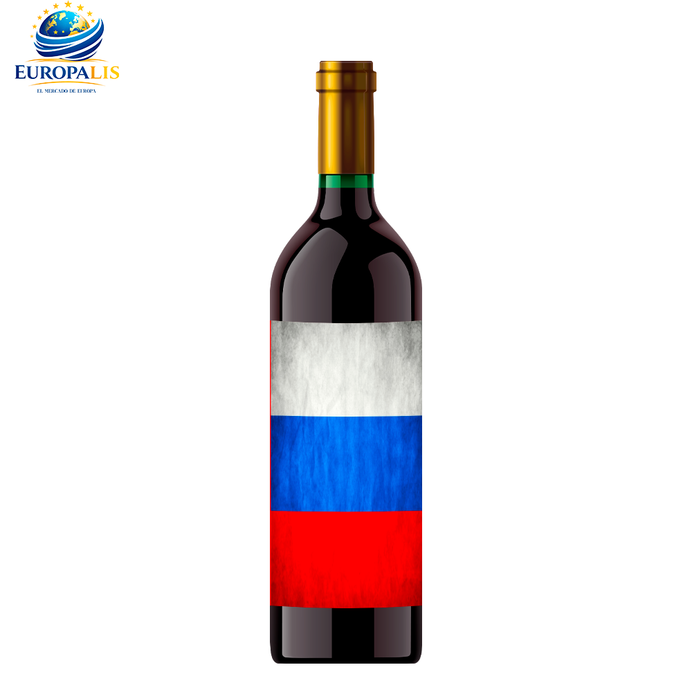 Vino Tinto Bandera Rusia